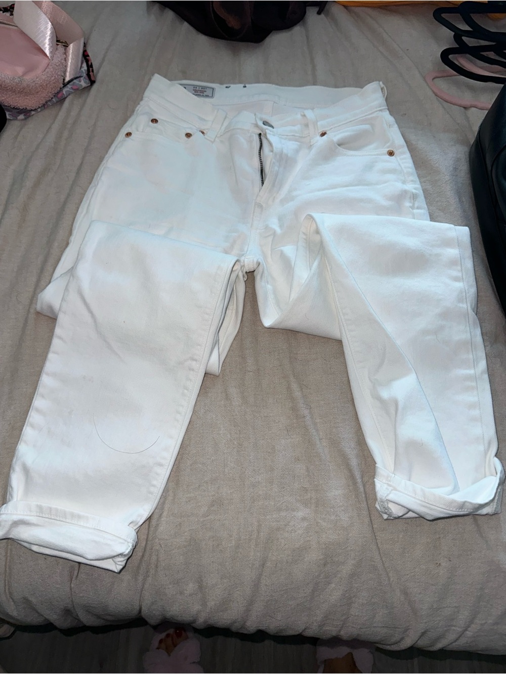 GAP Women’s Slim Straight White Jeans